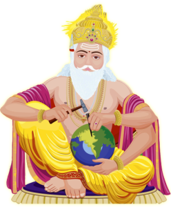 Lord Vishwakarma Hindu God Illustration Transparent Background