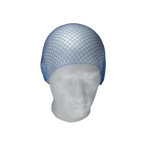 Blue Hairnet On Mannequin Head Clipart