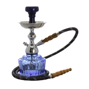 Blue Glass Hookah Pipe Clipart