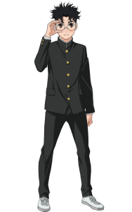 Anime Schoolboy Character Transparent Background