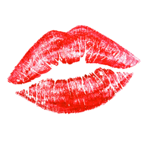 Red Lip Kiss Mark Transparent Background