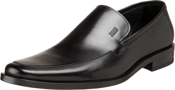Hugo Boss Black Leather Shoe Clipart