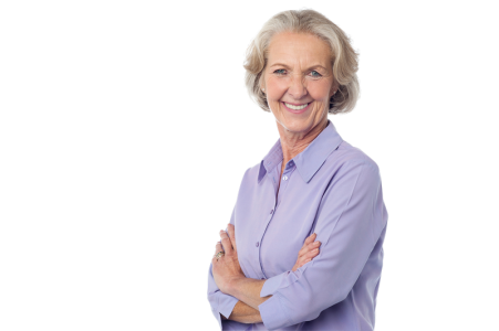 Professional Senior Woman Smiling Free PNG