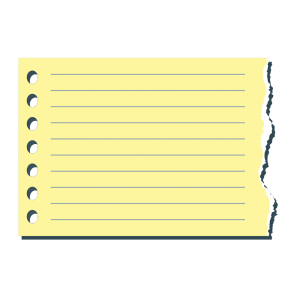 Torn Lined Yellow Note Paper Free Download