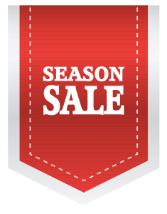 Red Season Sale Ribbon Tag Free Download