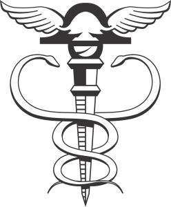 Caduceus Medical Symbol Black And White Free Download