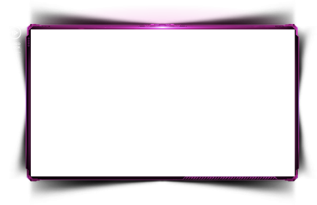 Purple Neon Gaming Overlay Frame Free Clipart