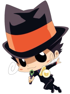 Reborn Cartoon Character With Gun Free PNG