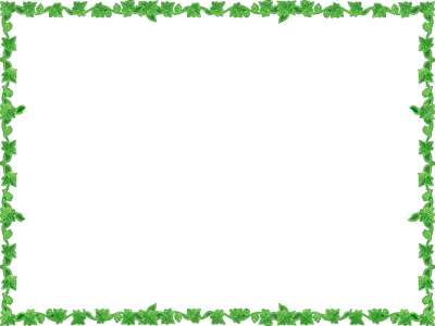 Green Ivy Leaves Border Frame Free Download