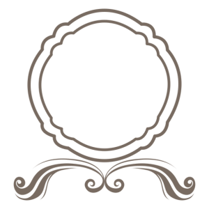 Vintage Brown Round Border Frame Free Download