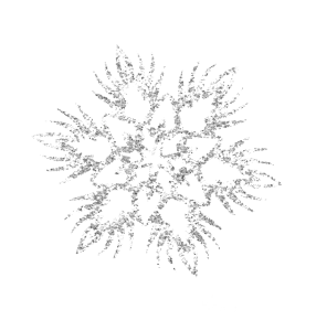 Silver Glitter Snowflake Texture Free PNG
