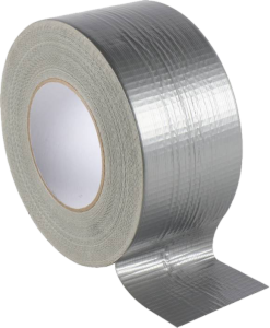 Silver Duct Tape Roll PNG Image