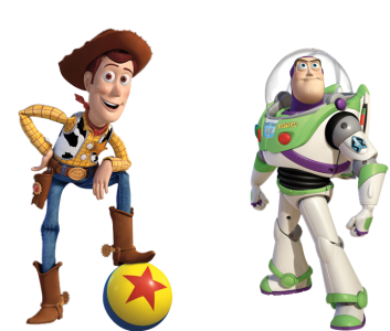 Woody and Buzz Lightyear Toy Story Free PNG