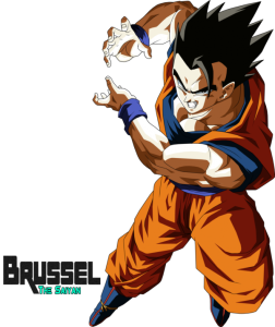 Gohan Attacking Clipart