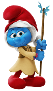 Smurfette Cartoon Character Clipart