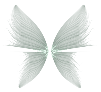Glowing White Wings Free PNG