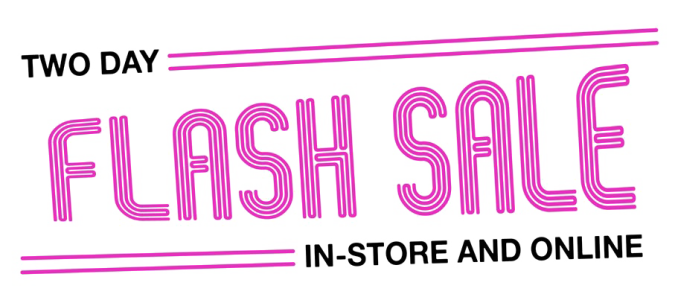 Flash Sale Neon Text Clipart