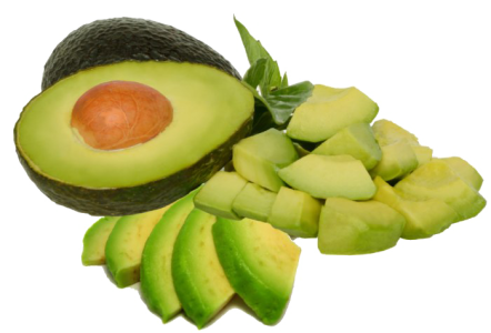 Fresh Avocado Slices Free PNG