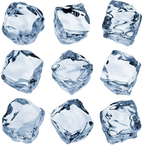 Ice Cubes Set Transparent Background Free PNG