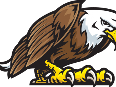Fierce Eagle Bird Sports Mascot Clipart