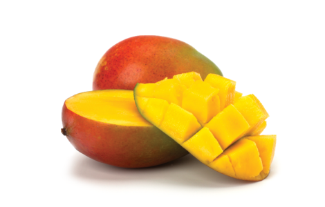 Fresh Cut Ripe Mango Fruit Free Clipart