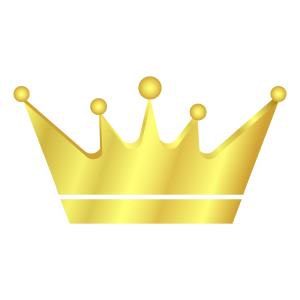 Luxury Royal Golden Crown PNG Image