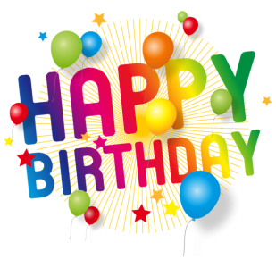 Birthday Text PNG – Festive & Stylish Transparent Lettering Download