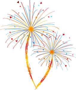 Cracker PNG – Colorful & Celebratory Transparent Fireworks Designs