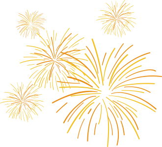 Cracker PNG – Colorful & Celebratory Transparent Fireworks Designs