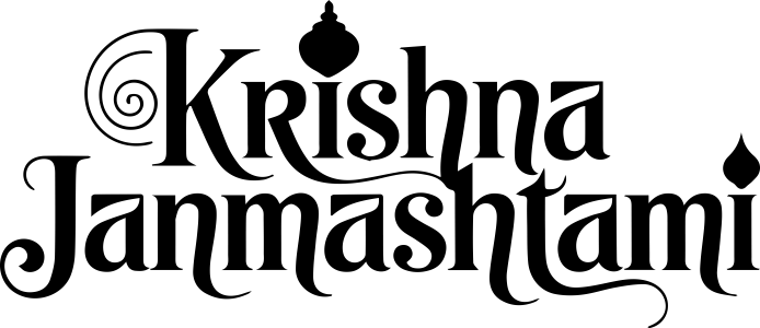 Krishna Janmashtami Text PNG – Transparent Festival Typography