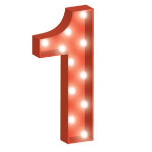 Number 1 PNG – High-Quality Transparent Background