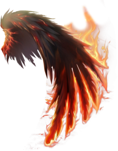 flaming wing illustration, Wings of Fire, wings, orange, fire wings png