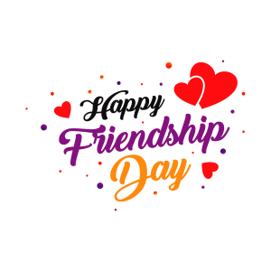Happy Friendship Day, Text PNG Image File Free Download – Clickpng