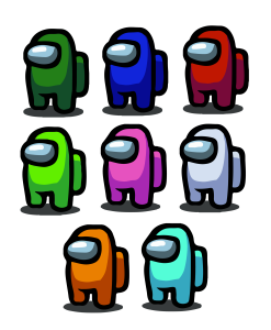 Among Us PNG – Popular Game Character