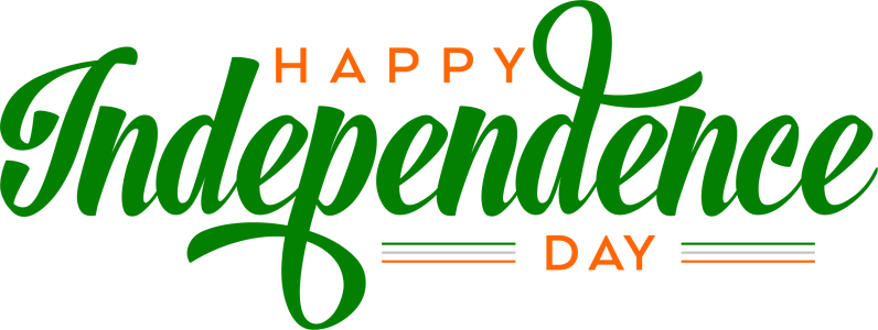 Happy Independence Day – Transparent PNG