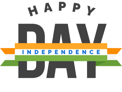Happy Independence Day – Transparent PNG