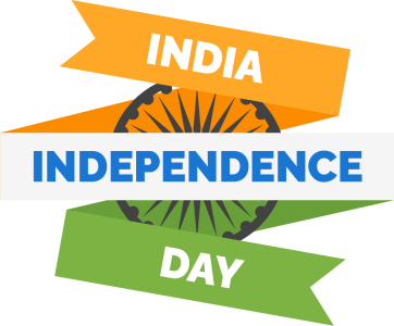 Happy Independence Day – Transparent PNG