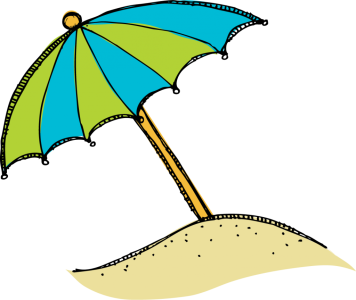 Tropical Beach PNG Clipart – Vacation and Relaxation Graphics