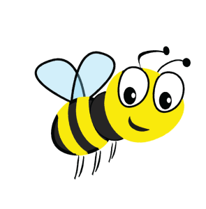 Bee PNG – Transparent Insect Illustration