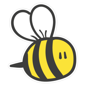 Bee PNG – Transparent Insect Illustration