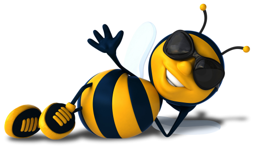 Honeybee Clipart PNG – Nature and Pollination Graphic