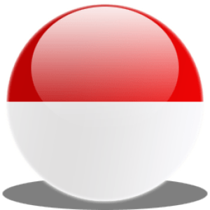 Indonesian Flag Clipart PNG – Red and White Banner Graphic