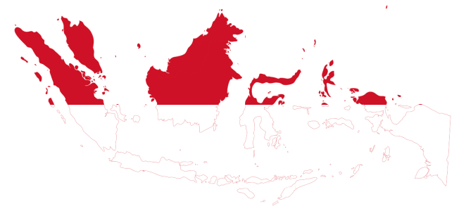 Indonesia red and white map, Flag of Indonesia Brunei Map, indonesia MAP PNG