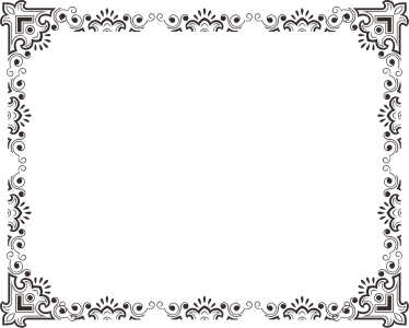 Bingkai Sertifikat PNG, Certificate Border PNG