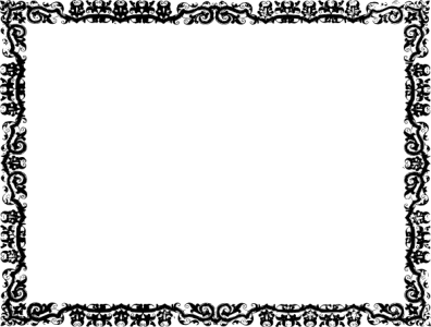 Bingkai Sertifikat PNG, Certificate Border PNG