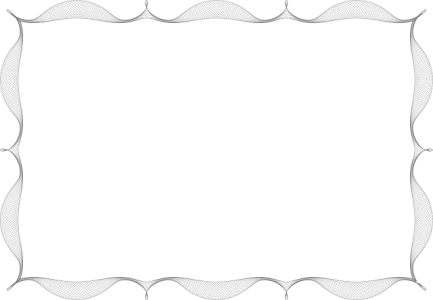 Bingkai Sertifikat PNG, Certificate Border PNG