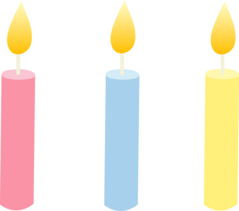 Birthday Candles PNG Transparent Image