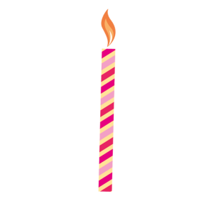 Birthday Candles PNG Transparent Image