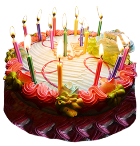 Colorful Birthday Candles PNG Free Download