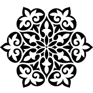 Mandala Drawing monochrome, Mandala flower png